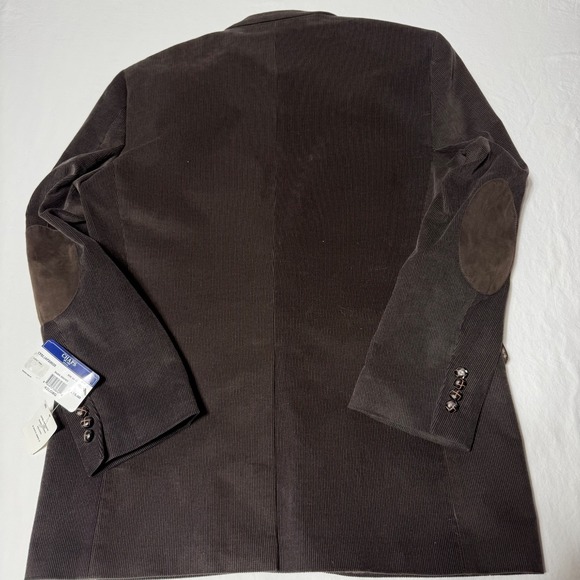 NEW Chaps Corduroy‎ Blazer Jacket Sport Coat Men's Size 42L Dark Brown - Picture 4 of 14